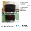 High current transformer bushing